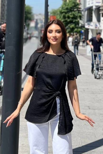 Fever - Volanlı dokulu bluz