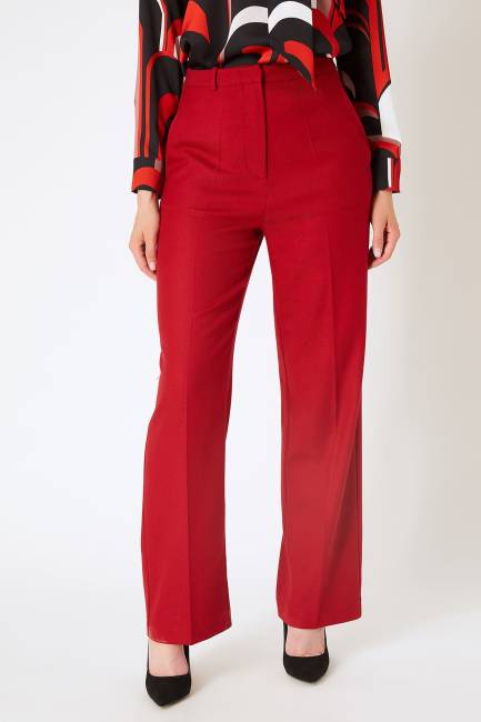 Yüksek bel pantolon - Thumbnail